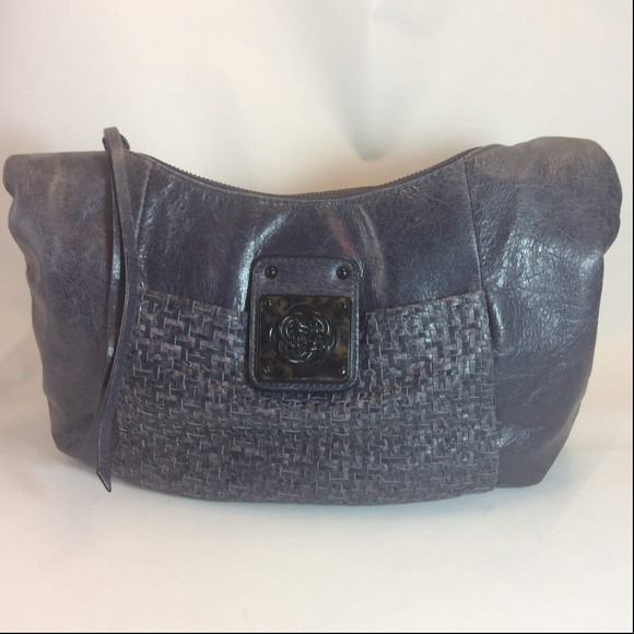 Elliott Lucca Handbags - Elliott Lucca Purple Leather Shoulder Bag